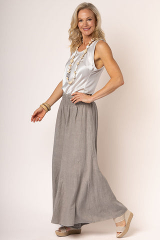 linen pants - diana - mocha